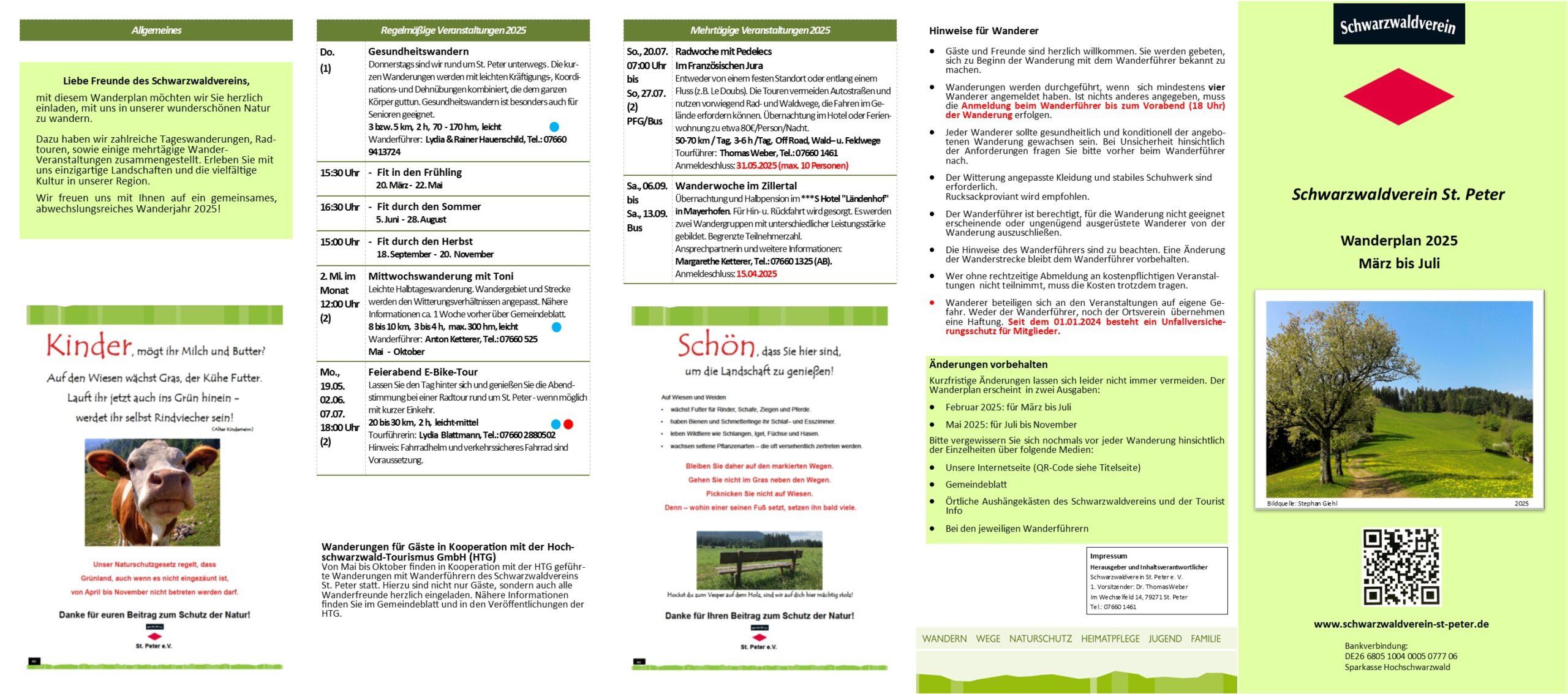 2025-02-01 Wanderplan 02.-07.2025 Seite 1